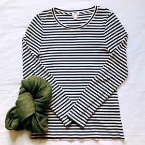 J.Crew Long Sleeve Striped Shirt
